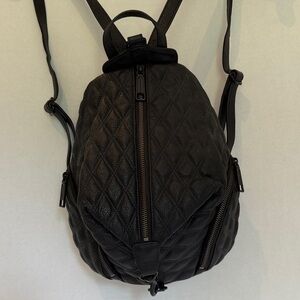 Rebecca Minkoff Black Quilted Backpack limited edition